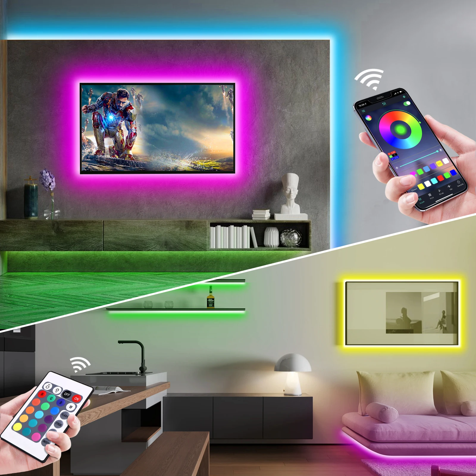 1-5m RGB LED Neon Strip Light  - Home Decor Light recensione e prezzo